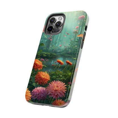 Enchanted Forest Dragonflies & Blossoms – iPhone Series Case