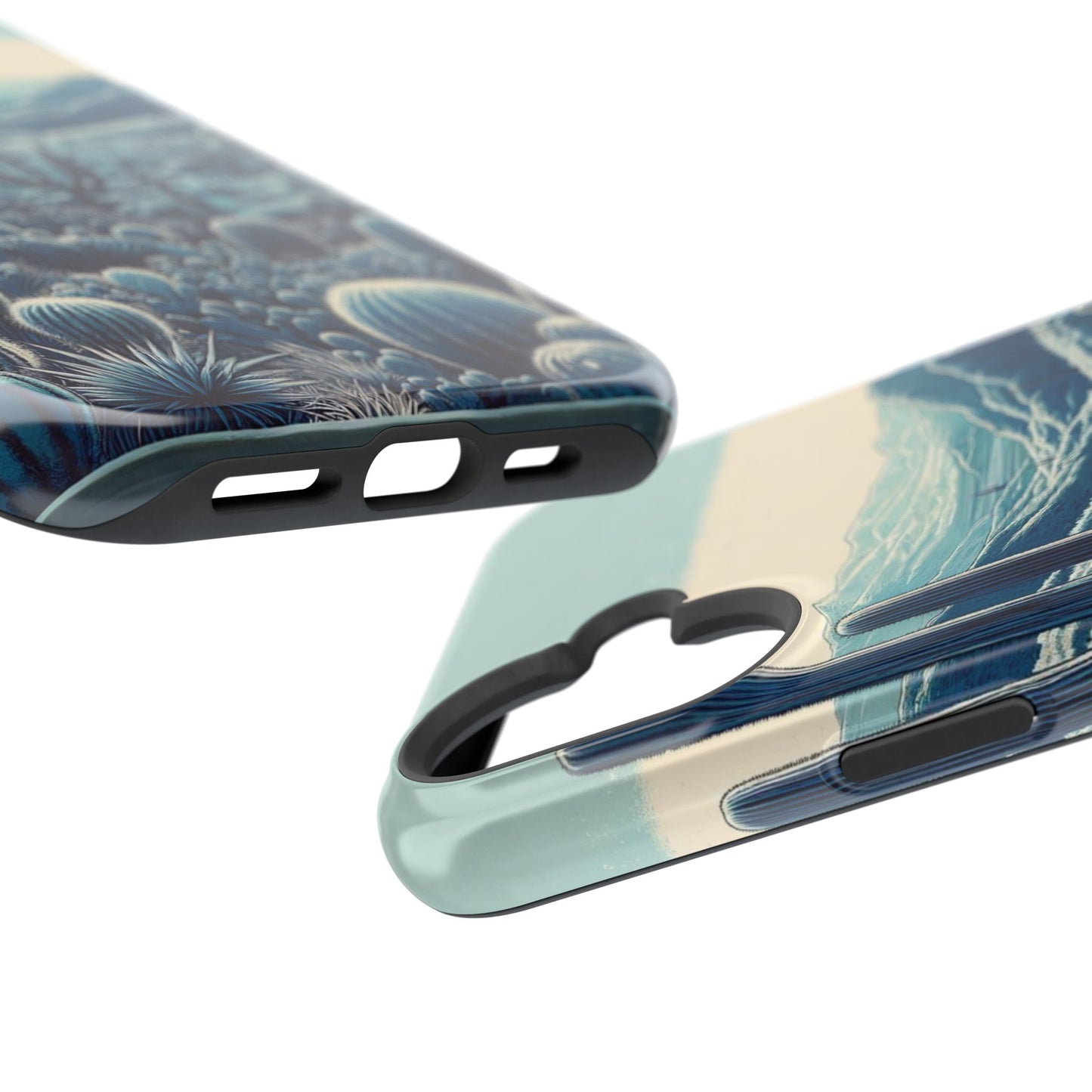 Desert Blues Cactus iPhone Case