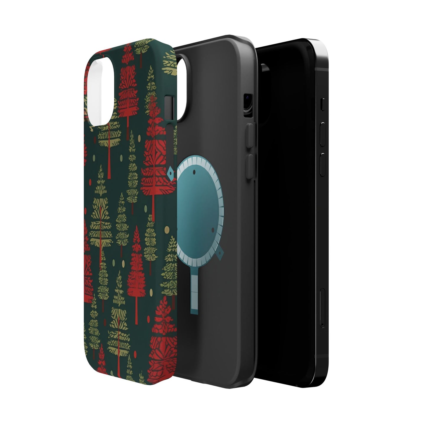 Retro Christmas Trees Pattern -  MagSafe iPhone Series Case