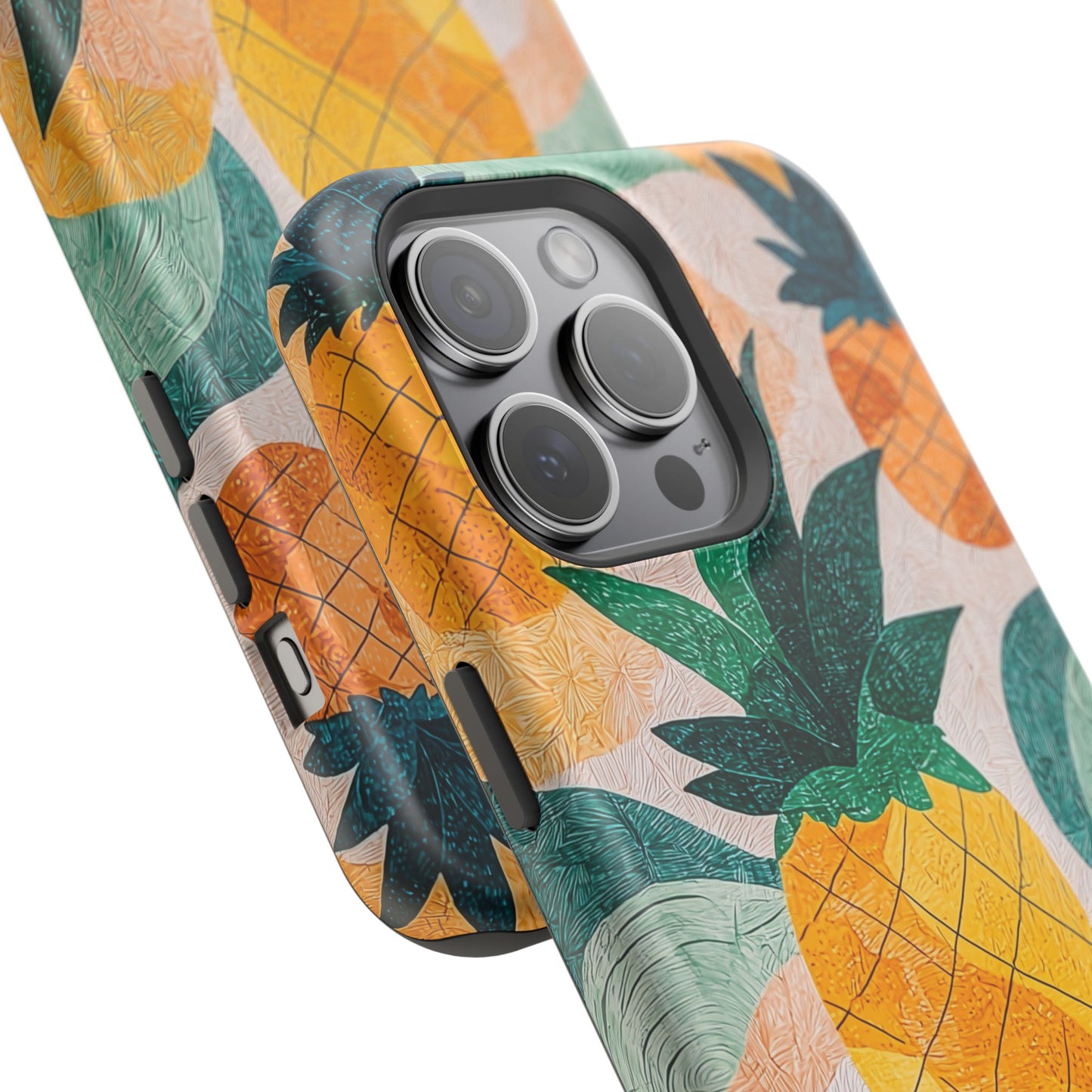 Tropical Pineapple MagSafe iPhone Case – Vibrant Fruit Design, Tough Dual-Layer Protection