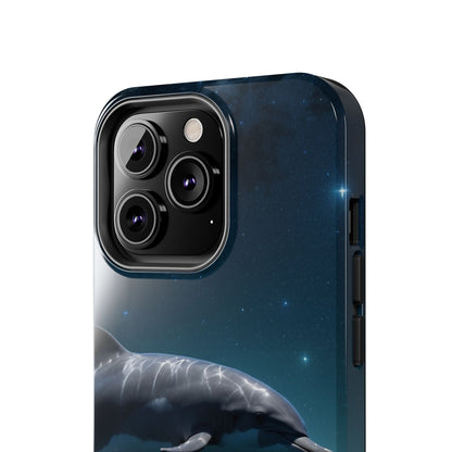 Midnight Ocean Dolphin - iPhone Case