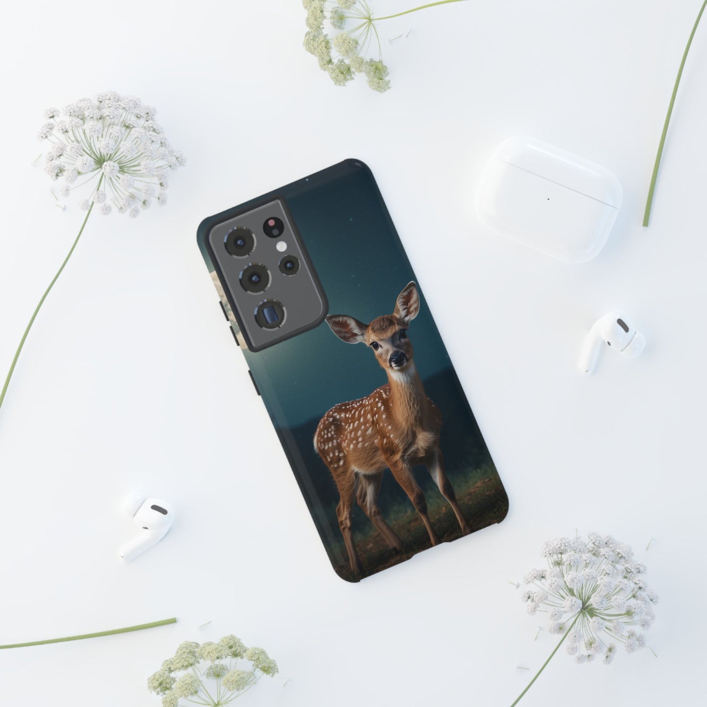 Samsung Galaxy Case – Mystic Fawn Under the Moonlit Sky