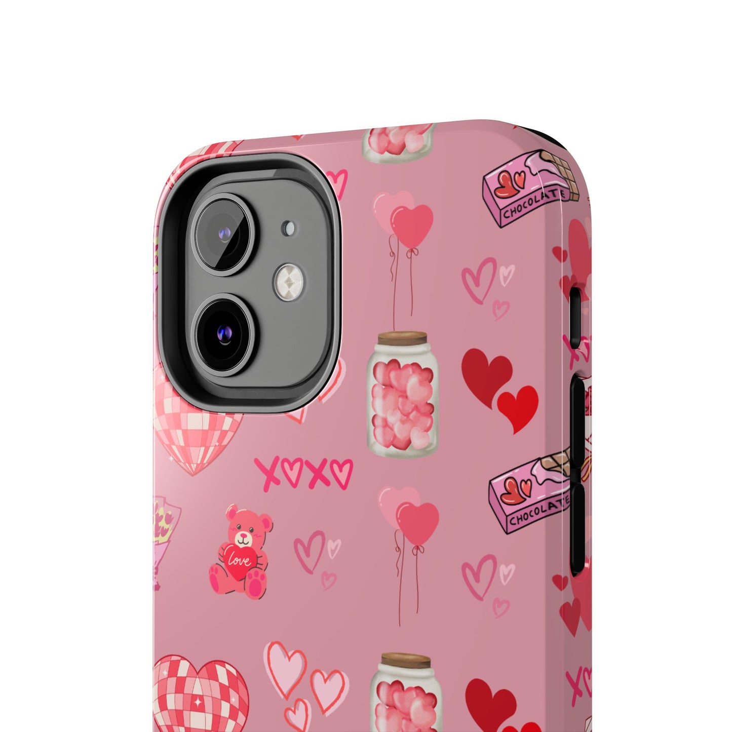 Pink Valentine Love Collage – iPhone Case