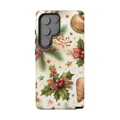 Classic Christmas Stocking & Ornaments Pattern – Samsung Galaxy Series Case