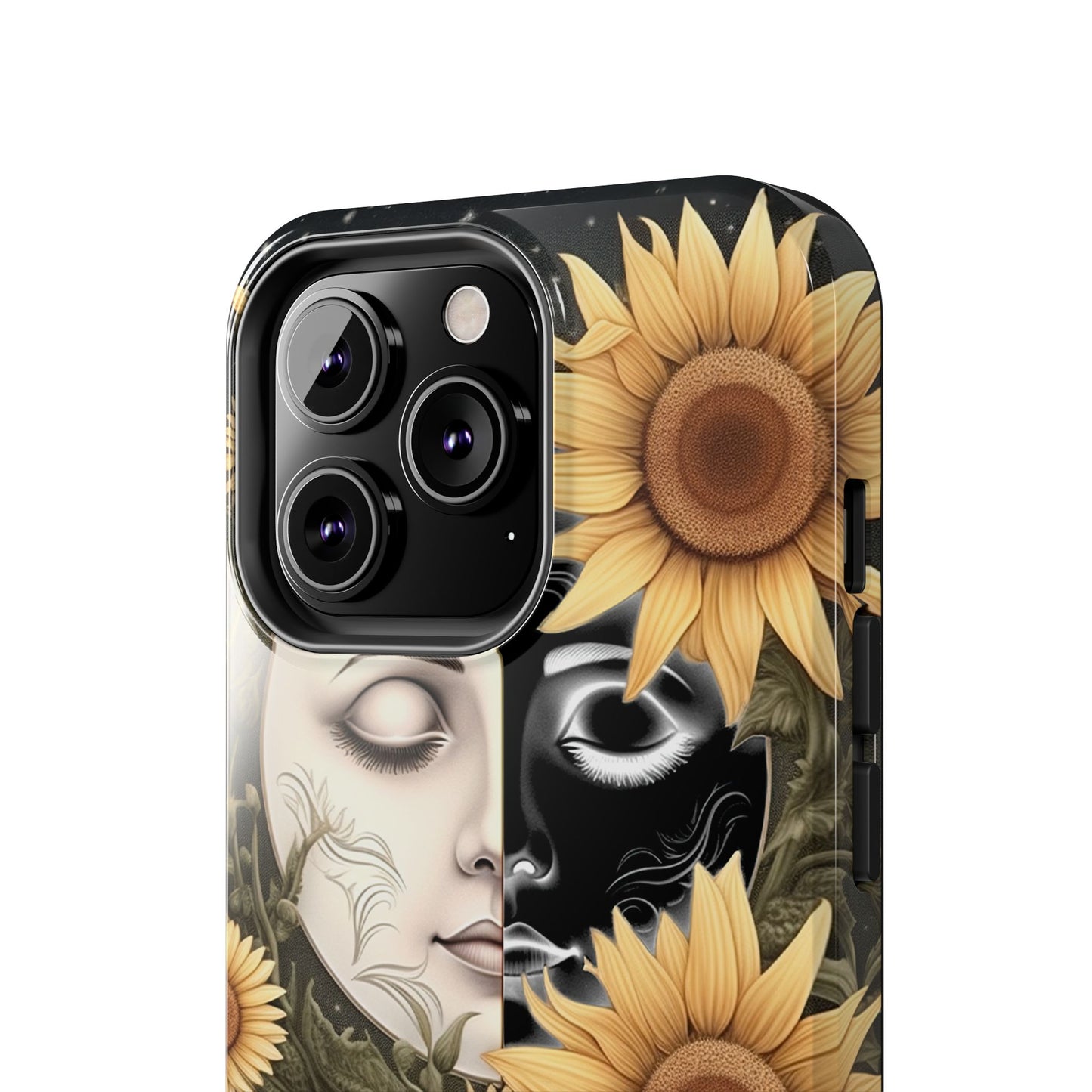 Sunflower Moon and Stars iPhone Case – Ethereal Art