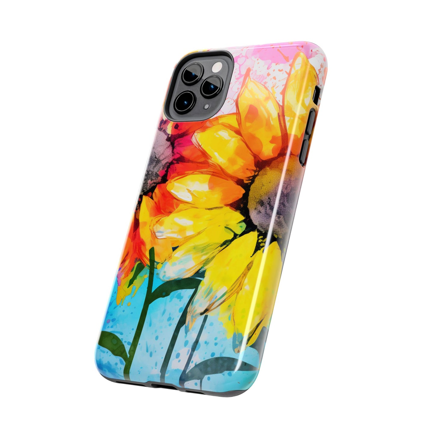 Bold Watercolor Sunflowers - iPhone Series Case