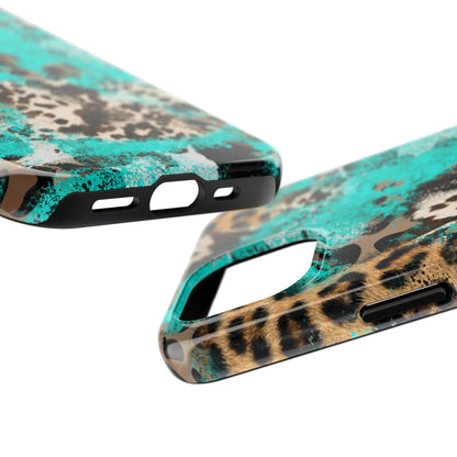 Aqua Splash Leopard - iPhone Series Case