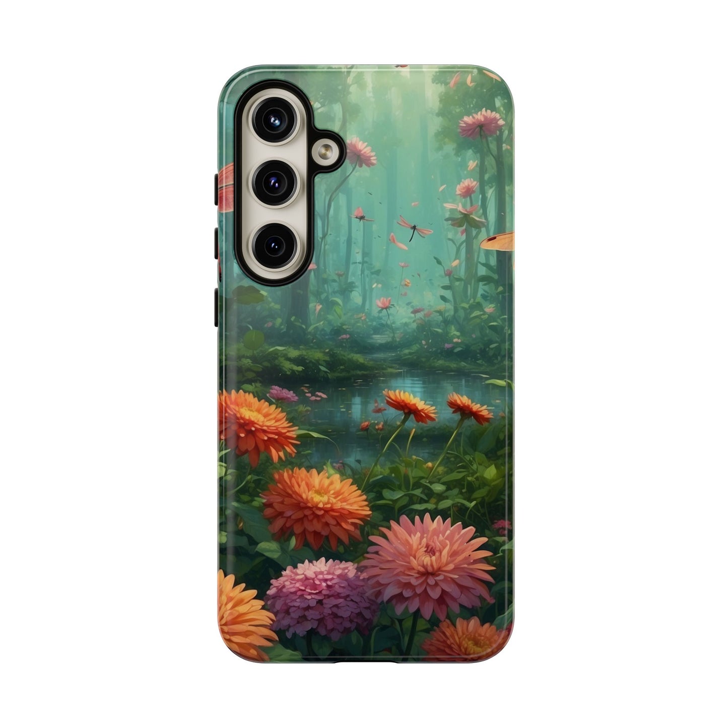 Enchanted Forest Dragonflies & Blossoms – Samsung Galaxy Series Case