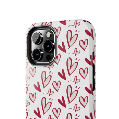 Love Scribbles iPhone Case