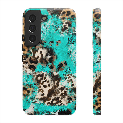 Aqua Splash Leopard - Samsung Galaxy Series Case