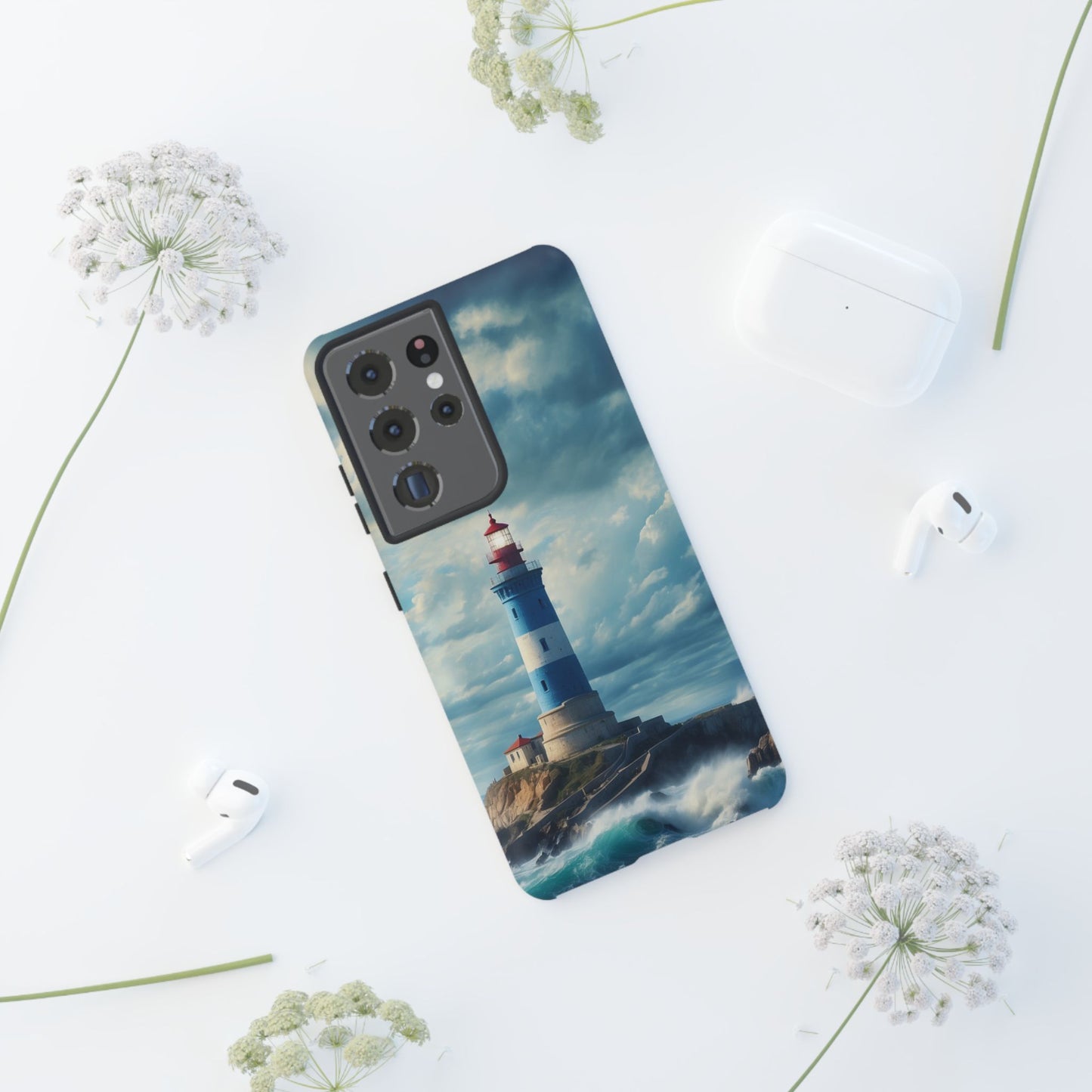 Samsung Galaxy Case - Coastal Lighthouse Design