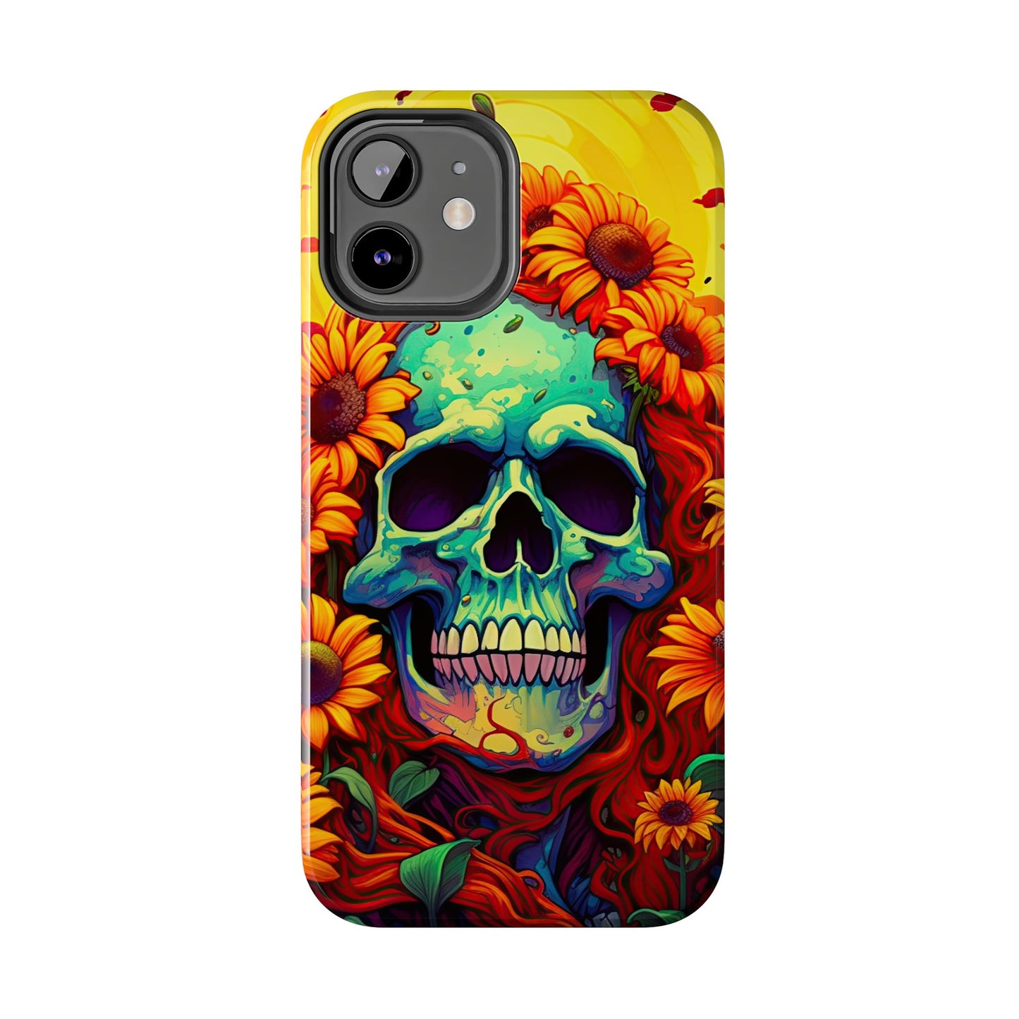 Sun Kissed Skull iPhone Case