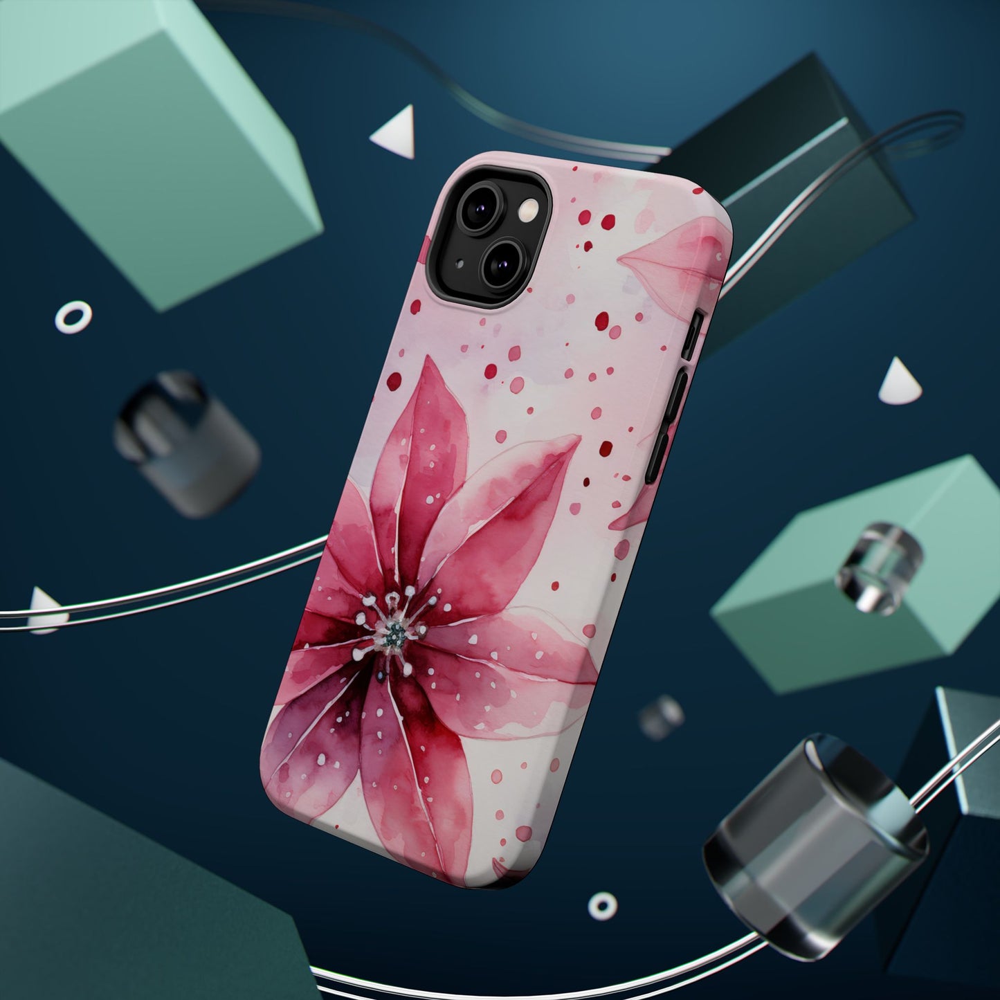 Sapphire Bloom – MagSafe iPhone Case