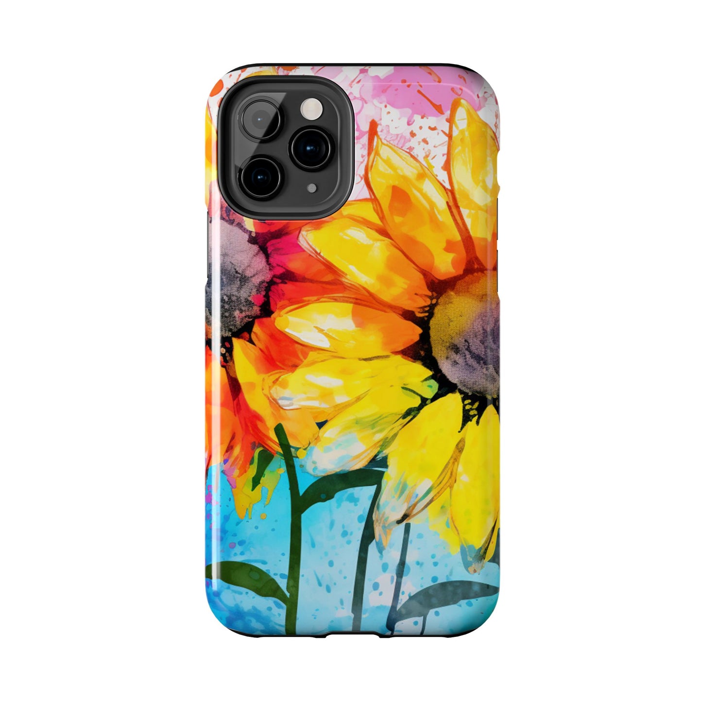 Bold Watercolor Sunflowers - iPhone Series Case