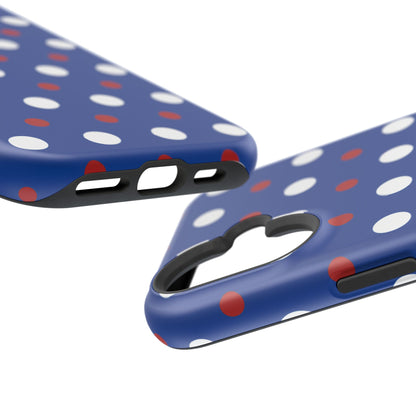 Patriotic Polka Dots – MagSafe iPhone Case