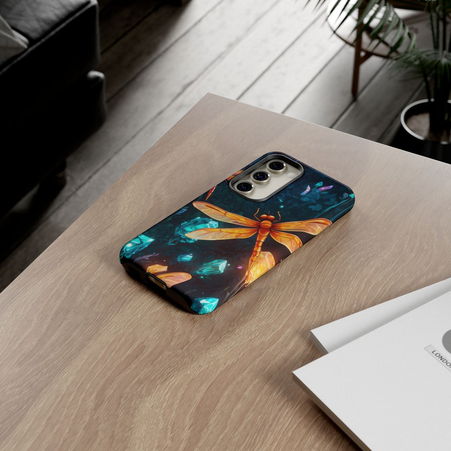 Mystical Dragonflies & Crystals – Samsung Galaxy Series Case