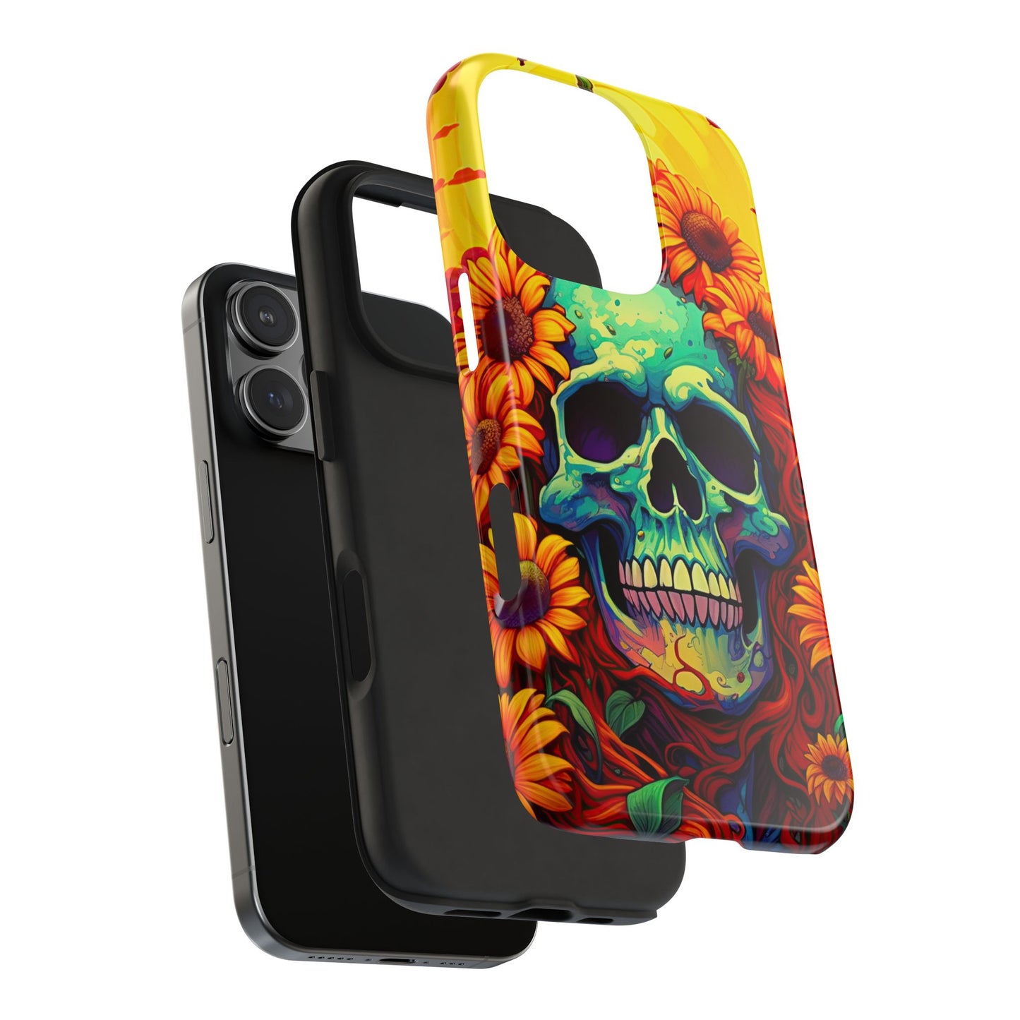 Sun Kissed Skull iPhone Case