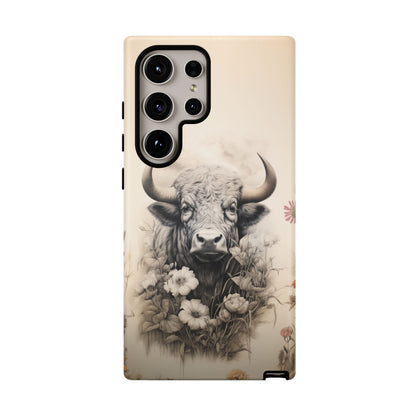 Rustic Cow Case | Floral Western Farmhouse Design - BOGO Cases