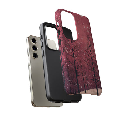 Pink Winter Twilight Forest - Samsung Galaxy Series Case