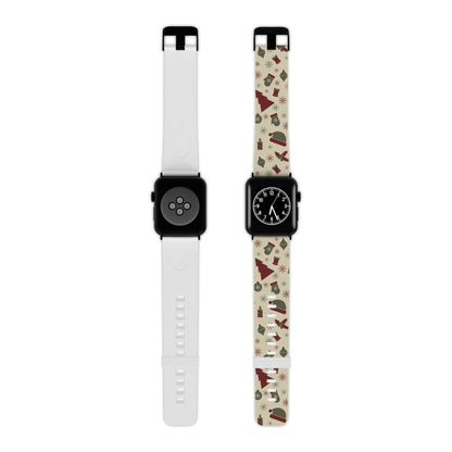 Vintage Holiday Cheer Apple Watch Band