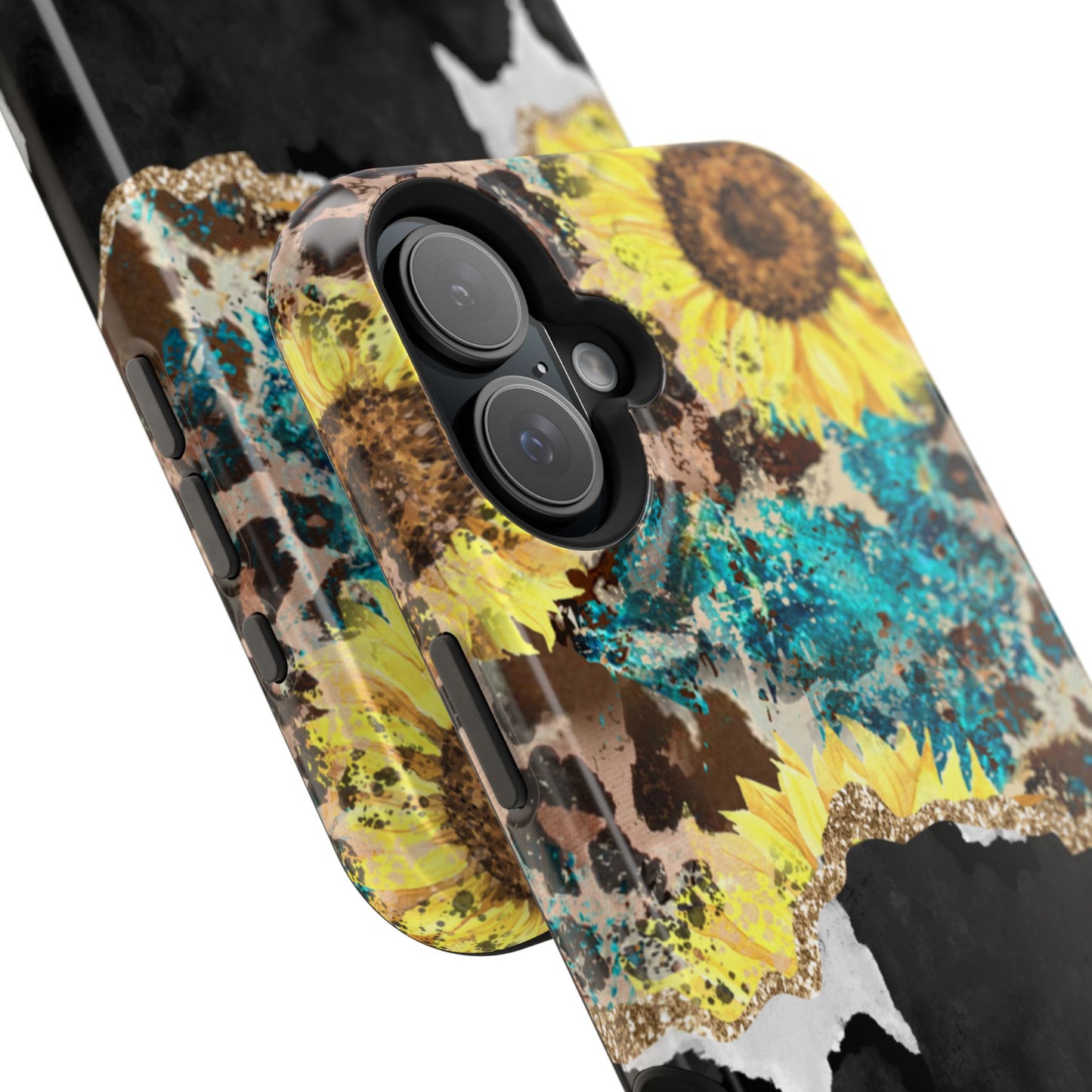 Rustic Sunflower Leopard Glam - MagSafe iPhone Series Case