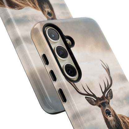 Alpine Majesty: Stag in Snow – Samsung Galaxy Case