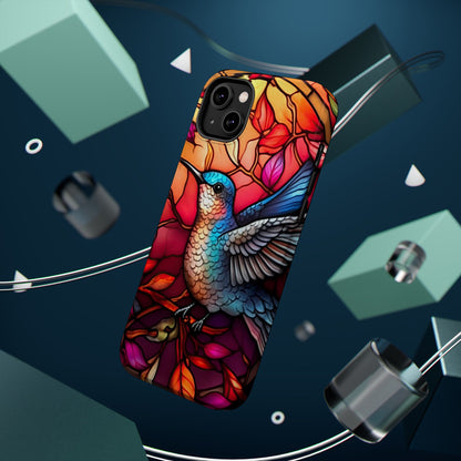 Radiant Multicolor Bird Artwork - MagSafe iPhone Case