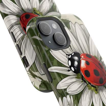 Ladybug & Daisy Garden Charm - MagSafe iPhone Case