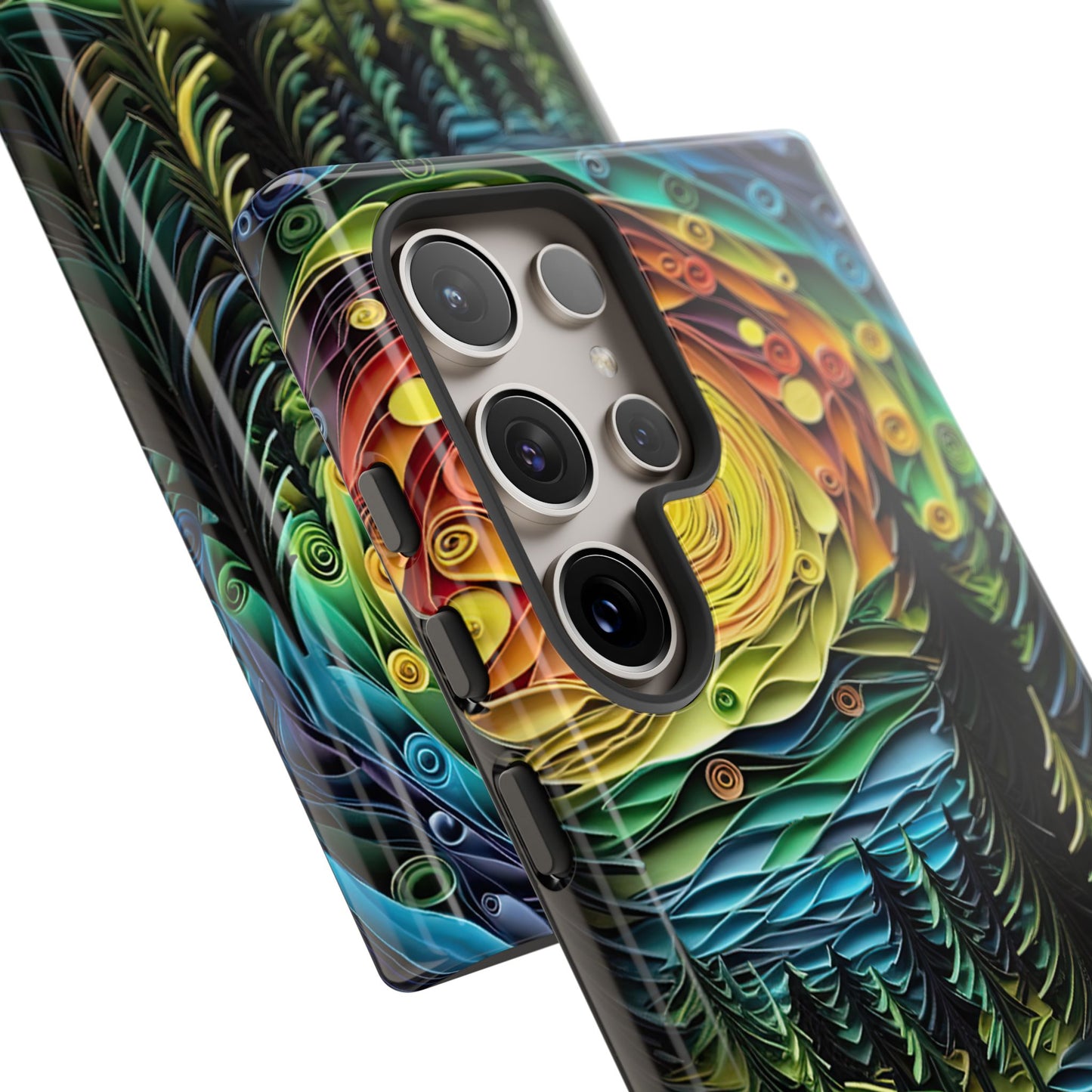 Radiant Forest Sunset Samsung Galaxy Case – Artistic Landscape Design