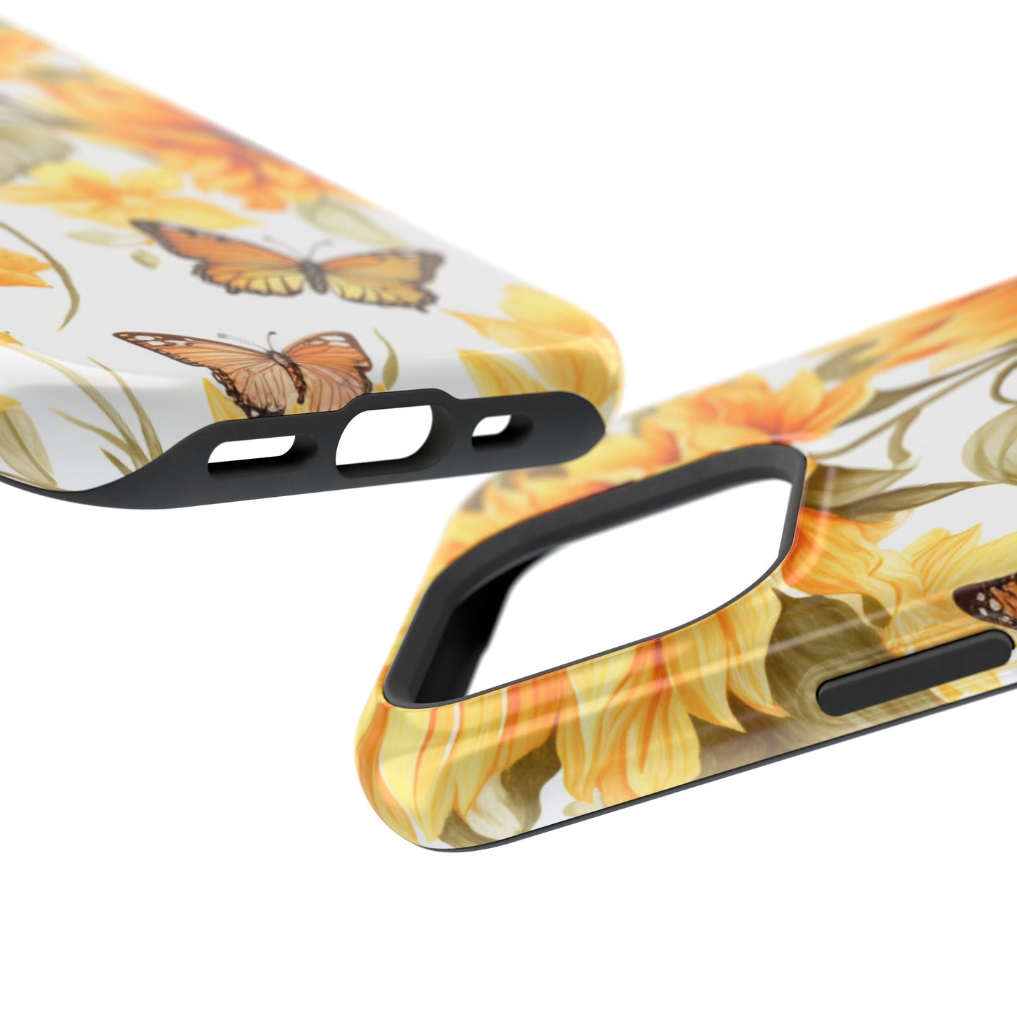 Sunflower & Butterfly Bliss - MagSafe iPhone Series Case