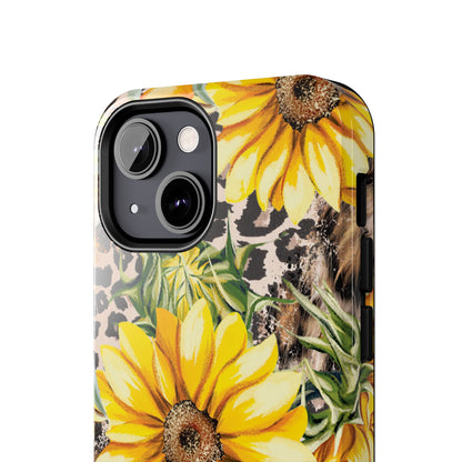 Leopard Sunflower Chic - iPhone Series Case