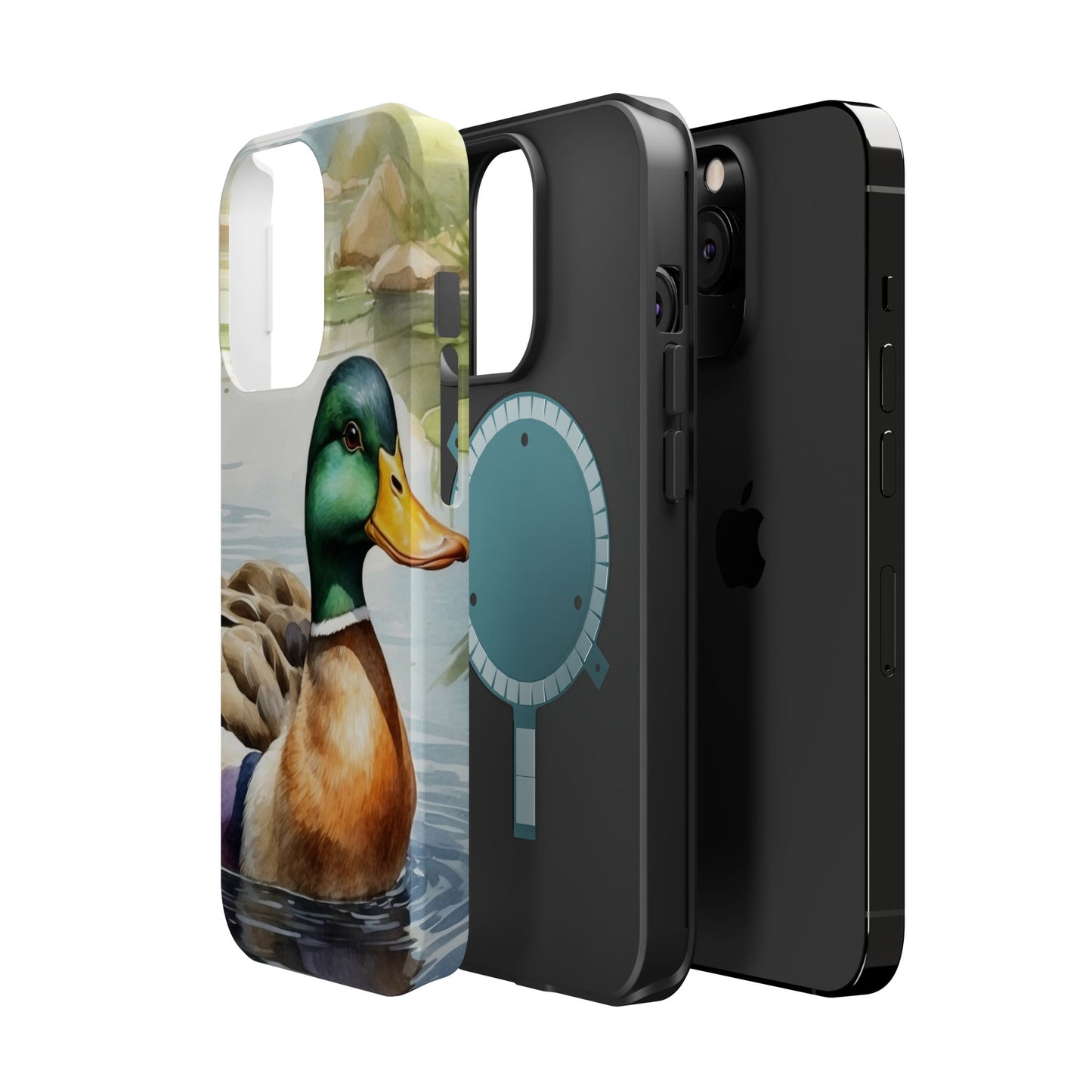 Serene Duck Reflection - MagSafe iPhone Case