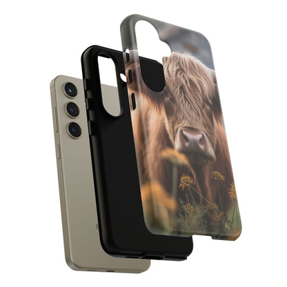 Highland Cow Phone Case | Custom Farmhouse | 10-foot Drop Protection