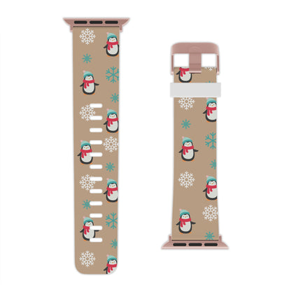 Winter Penguin Cuties Apple Watch Band