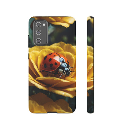 Samsung Galaxy Case: Ladybug on Yellow Petals