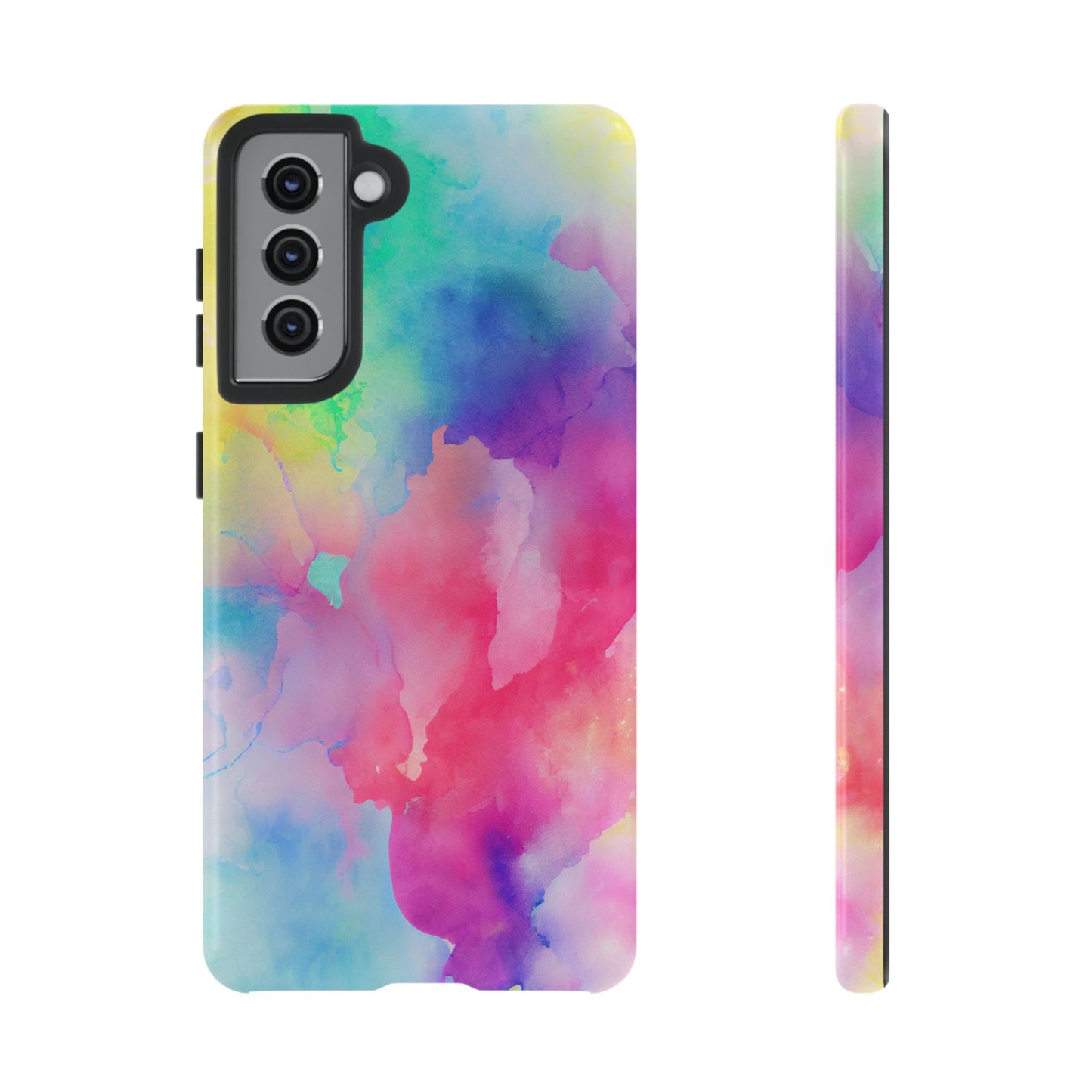 Pastel Watercolor Dream Samsung Galaxy Case – Slim Profile, Glossy Finish