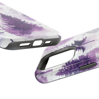 Purple Snowy Forest - MagSafe iPhone Series Case