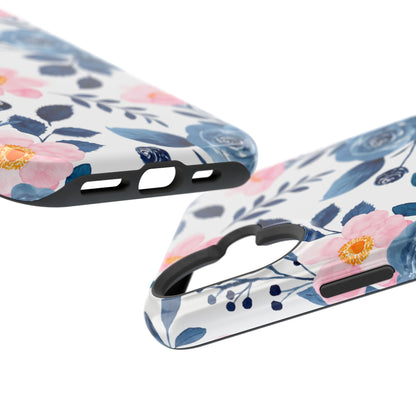 Pastel Garden Charm – MagSafe Case with Soft Watercolor Floral Print