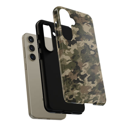 Classic Light Brown Camouflage – Premium Samsung Galaxy Case, Rugged and Stylish