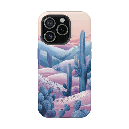 Desert Oasis MagSafe Case for iPhone – Cactus & Western Landscape Design for iPhone 15, 14 Pro Max, 13, and More!