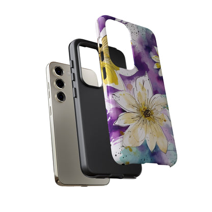 Abstract Floral Watercolor Splash - Samsung Galaxy Series Case