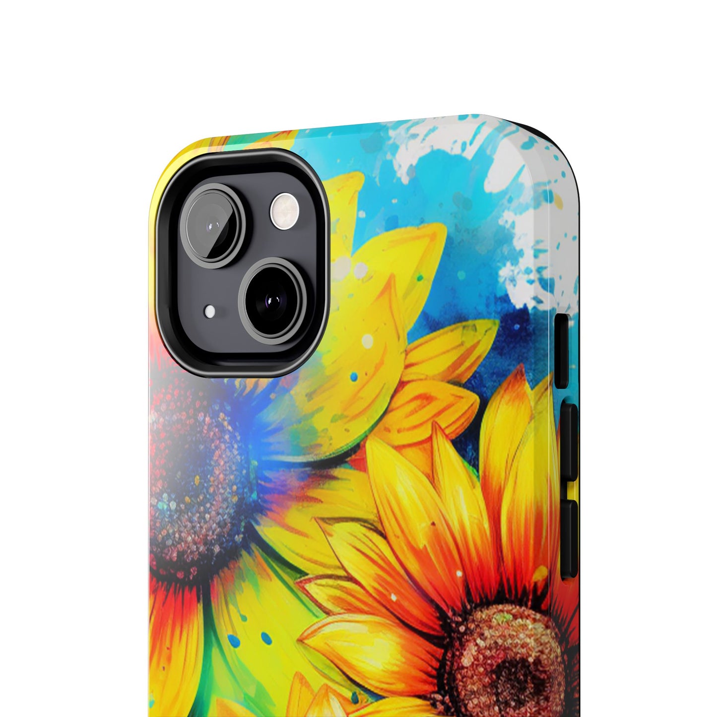 Vibrant Sunflower Splash - iPhone Series Case