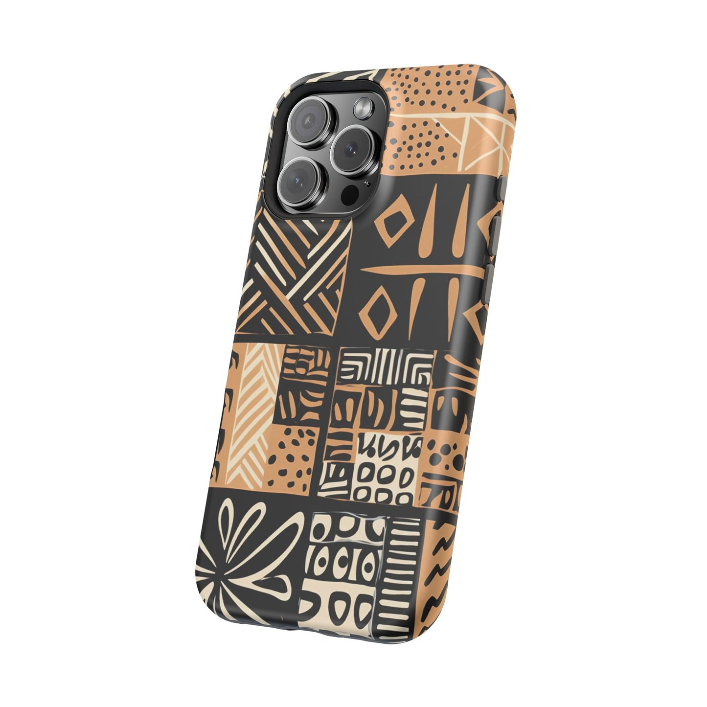 Tribal Geo-Pattern MagSafe Case – Bold Ethnic Design