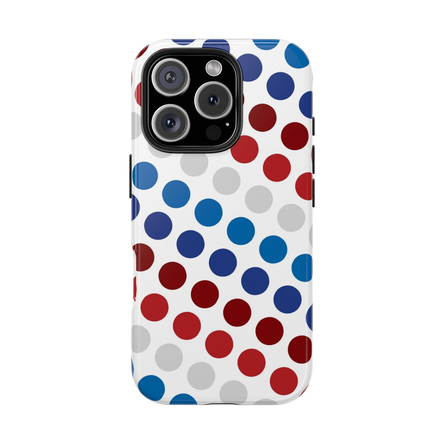 Patriotic Polka Dots - iPhone Case