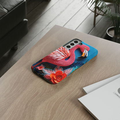 Flamingo Dreams – Bold Tropical Samsung Case