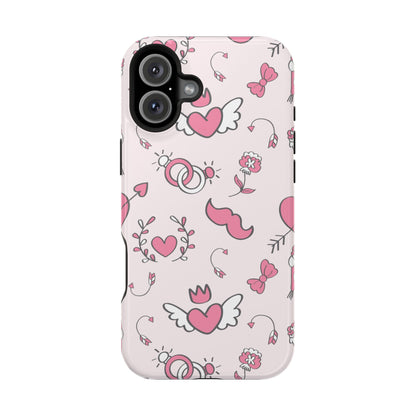 Pink Love Icons MagSafe Case