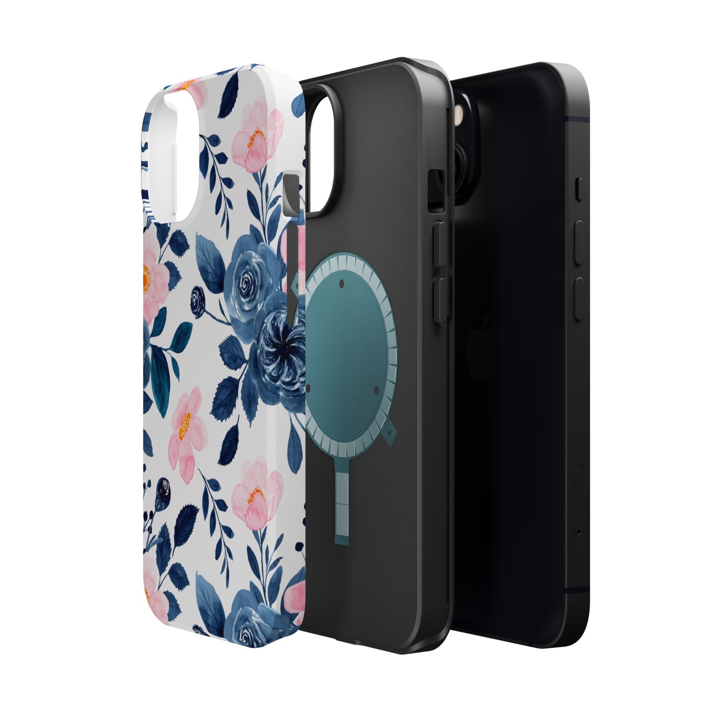 Pastel Garden Charm – MagSafe Case with Soft Watercolor Floral Print