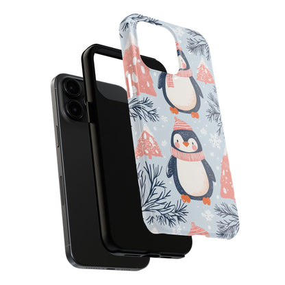 Penguin in Winter Wonderland iPhone Case