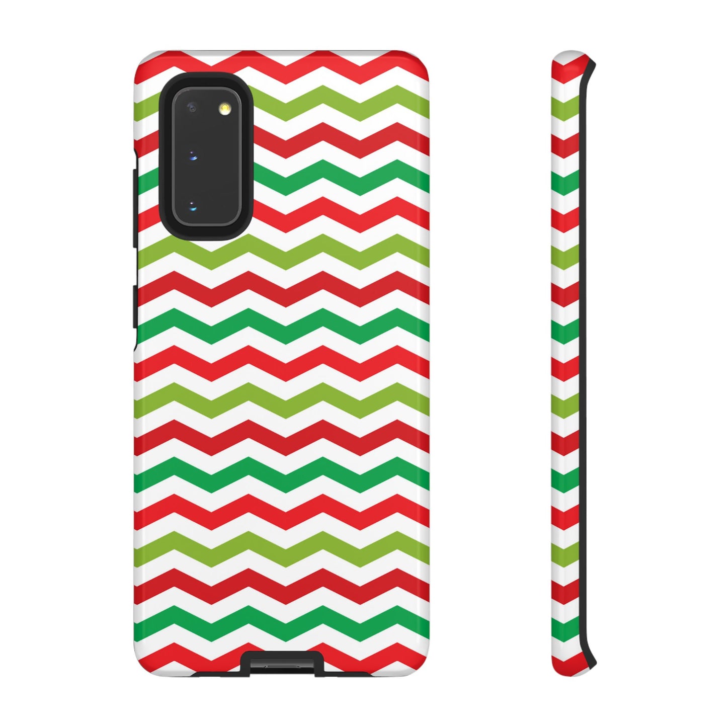 Vibrant Fiesta Chevron – Yellow Green, Green & Red Geometric Case