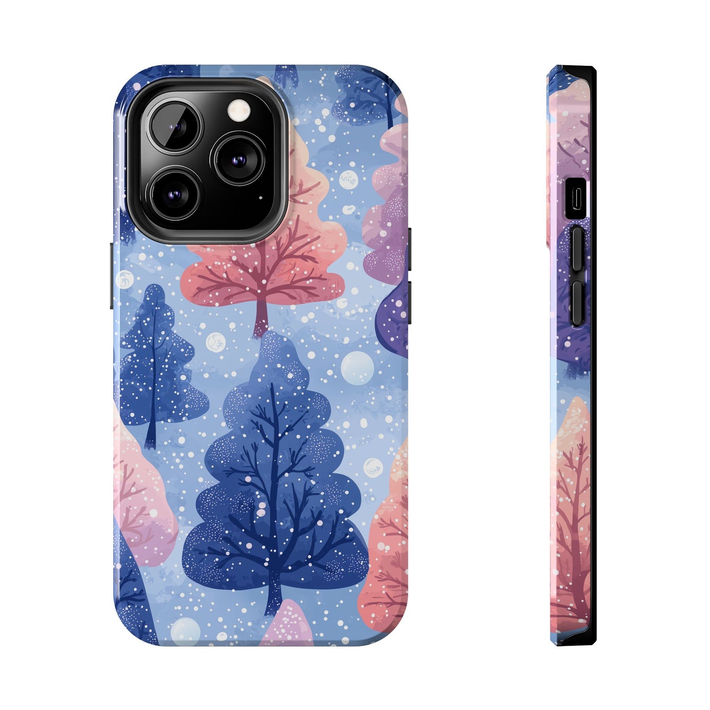 Pink & Purple Winter Wonderland - iPhone Series Case